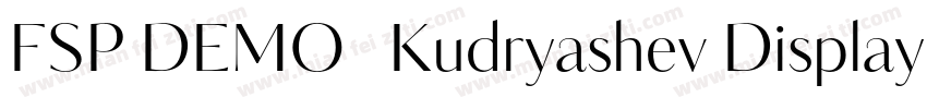 FSP DEMO   Kudryashev Display Regul字体转换